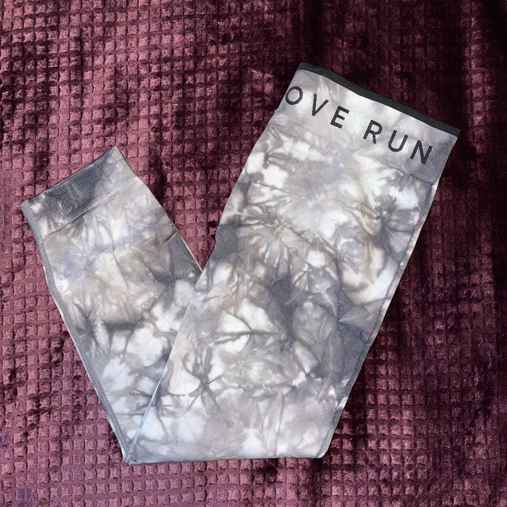 Tie Dye Capri Workout Bottoms